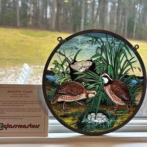 1979 GLASSMASTERS GLASS ART HANGING